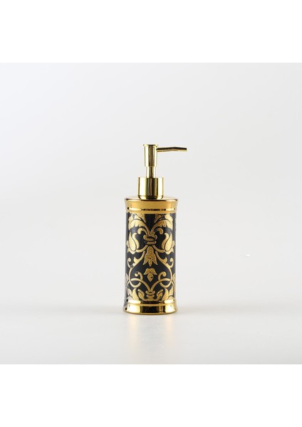 Beyaz Stil Altın Desen, Seramik, El Dezenfektanı Şişesi, Banyo, Sabunluk, Boş Ev Duş Jeli Şişesi, Losyon Şişesi (Yurt Dışından)