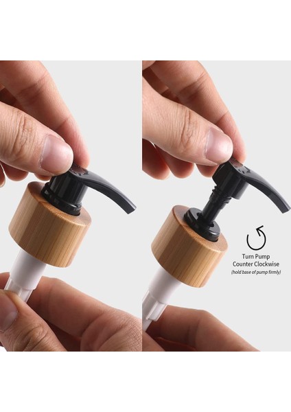 Siyah Stil 500 ml Doldurulabilir Sabunluk Mutfak Lavabo Banyo Dağıtıcı Bambu Pompa Şişeleri Kozmetik Bulaşık El Sabunu Losyonu Su Geçirmez Etiketler (Yurt Dışından) indirimleri