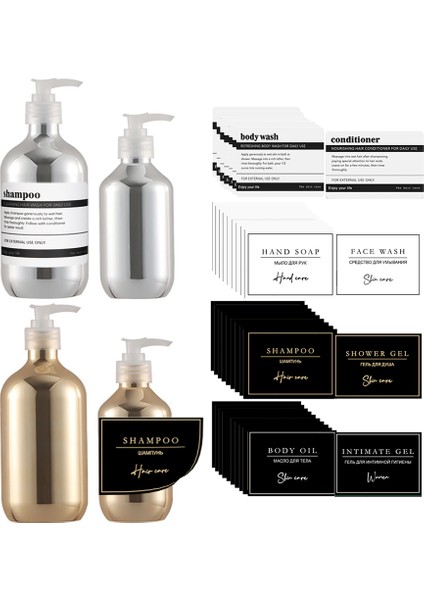 Altın Tarzı 300 ml Galvanik Sabunluk Şişesi Doldurulabilir Losyon Şişesi Sıvı Organik Sabun Için El Şampuan Kabı Banyo Dağıtıcı (Yurt Dışından) fiyatları