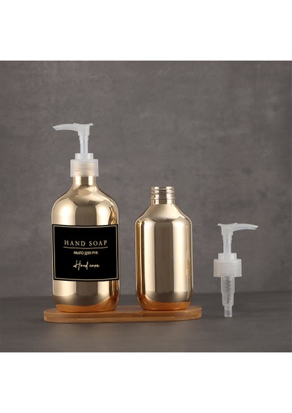 Altın Tarzı 300 ml Galvanik Sabunluk Şişesi Doldurulabilir Losyon Şişesi Sıvı Organik Sabun Için El Şampuan Kabı Banyo Dağıtıcı (Yurt Dışından) fırsatları