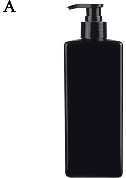 Bir Stil 500 ml Pet Sıvı Sabunluk Şampuan Duş Jeli Losyon Pompası Şişe Boş Konteyner Banyo Aksesuarları (Yurt Dışından)