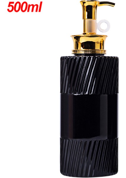 No.1 Stili Banyo Şampuanı Saç Kremi Duş Jeli Şişe Sıvı Sabunluk Plastik Presleme Losyon Kabı Boş Şişeler 500 ml (Yurt Dışından)