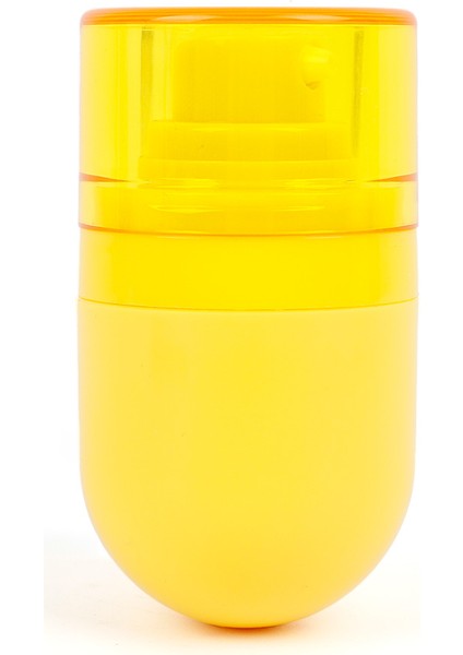 Sarı Stil 15ML 15ML Havasız Şişe Macaron Renkli Şişeleme Dağıtım El Kremi Banyo Sabunluk Için Doldurulabilir Kutular Kozmetik Konteyner (Yurt Dışından)