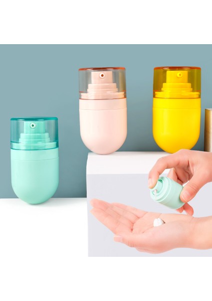 Sarı Stil 15ML 15ML Havasız Şişe Macaron Renkli Şişeleme Dağıtım El Kremi Banyo Sabunluk Için Doldurulabilir Kutular Kozmetik Konteyner (Yurt Dışından) fiyatları