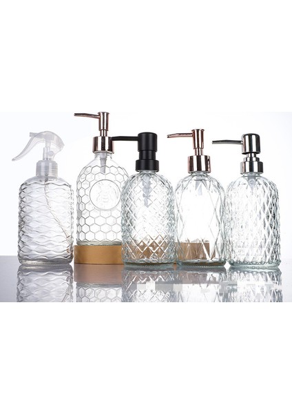 Bir Stil 450ML Losyon Şişesi Plastik Pres Pompası Losyon Dağıtım Pompası Seramik El Sabunu Dağıtıcı Şişe Çok Fonksiyonlu Banyo Aksesuarları (Yurt Dışından) modelleri