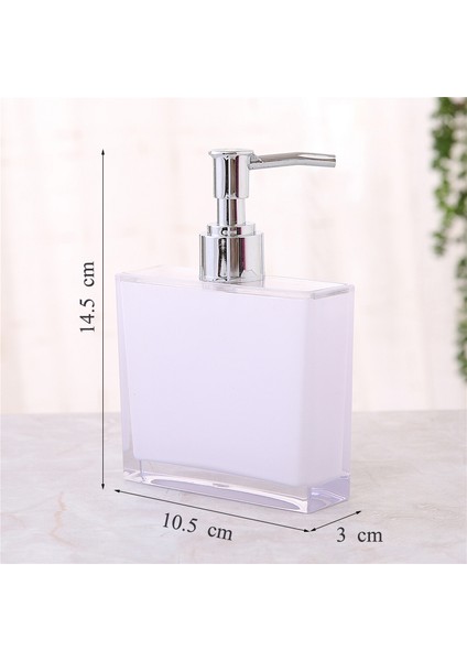 Kırmızı Stil 170 ml Kare Plastik Sabunluk Banyo Aksesuarları Sıvı Sabunluklar El Dezenfektanı Şişeleri Ev Dekorasyon (Yurt Dışından) indirimleri