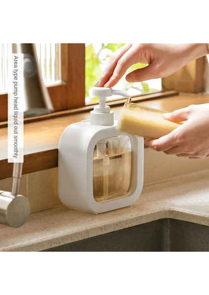 500 ml Tarzı ml Taşınabilir Seyahat Dağıtıcı Boş Banyo Pompası Şişe Banyo Sabunluk Doldurulabilir Losyon Şampuan Vücut Yıkama Tutucu (Yurt Dışından)