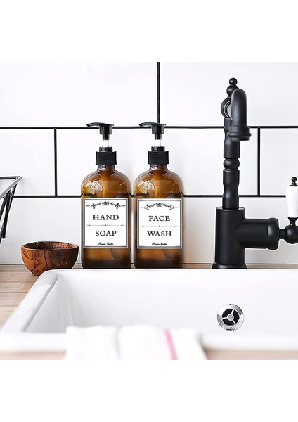 No.1 Stili Banyo Şişe Etiket Etiket Ev Şampuanı El Temizleyici Etiket Su Geçirmez Mutfak Sabunluk Etiketi (Yurt Dışından) indirimleri