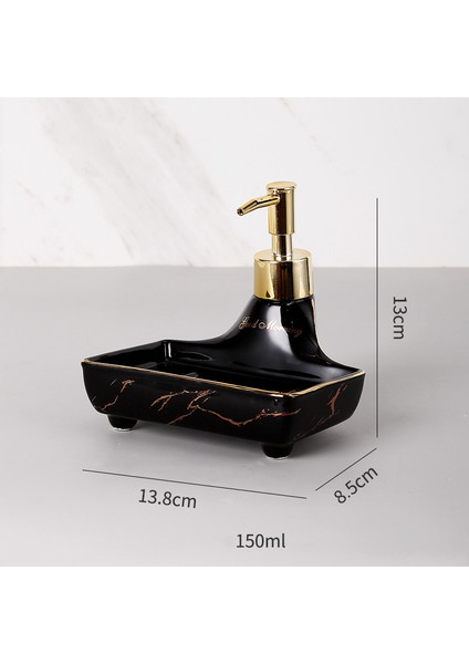 A4 Stili Iskandinav Sıvı Sabunluk Seramik Çok Fonksiyonlu Sabunluk El Temizleyici Tutucu Bileklik El Dağıtıcı Banyo Aksesuarları (Yurt Dışından)