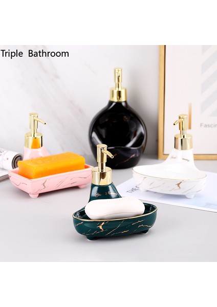 A4 Stili Iskandinav Sıvı Sabunluk Seramik Çok Fonksiyonlu Sabunluk El Temizleyici Tutucu Bileklik El Dağıtıcı Banyo Aksesuarları (Yurt Dışından) modelleri