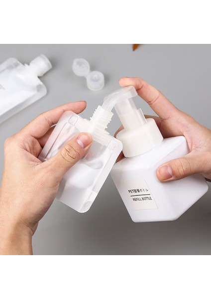 No.3 Tarzı ml Şampuan Makyaj Sıvısı Alt Şişe Ambalaj Şişesi Taşınabilir Seyahat Sıvı Sabun Şişesi Kozmetik Dolum Torbası Ambalaj Çantası (Yurt Dışından) modelleri