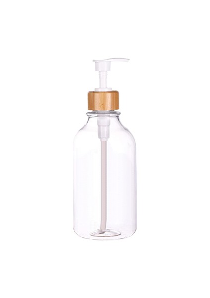 Şeffaf Stil 500 ml Sabun Şişesi Banyo Sabunluk Şampuan Duş Jeli Depolama Şişe Itme Tipi Doldurulabilir Boş Şişe (Yurt Dışından)