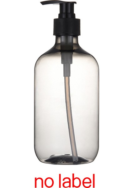 Siyah Stil Banyo Şampuan Şişesi Ayarlanabilir Duş Jeli Şişe Rafı Doldurulabilir Büyük Kapasiteli Mutfak Bulaşık El Sabunu Pompalı Dağıtıcı (Yurt Dışından)