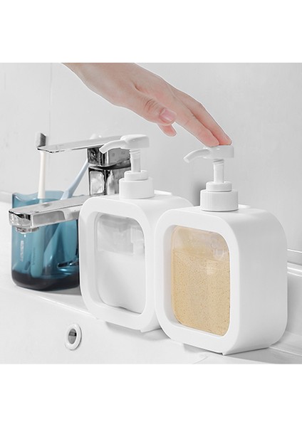 A-Beyaz Tarzı 300 ml Mutfak Sıvı Sabunluk Boş Pompa Şampuan Şişesi Bulaşık Sabunu Kabı Banyo Duş Jeli Çamaşır Sıvı Depolama (Yurt Dışından) modelleri