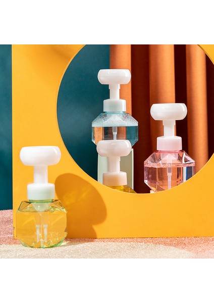 Mavi Stil 300ML Çiçek Sabunluk Sıvı Sabunluk Köpük Çiçek Boş Plastik Şişe Duş Jeli Köpük Pompa Şişesi Mutfak Banyo (Yurt Dışından) fiyatları