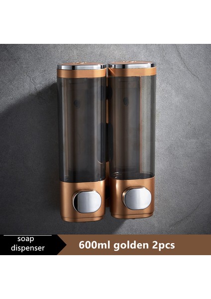 Menekşe Tarzı Banyo Sabunluk El Dezenfektanı Tutucu Duvara Monte Şampuan Duş Sıvı Dispenseri Banyo Depolama Şişeleri ve Kavanozları (Yurt Dışından)