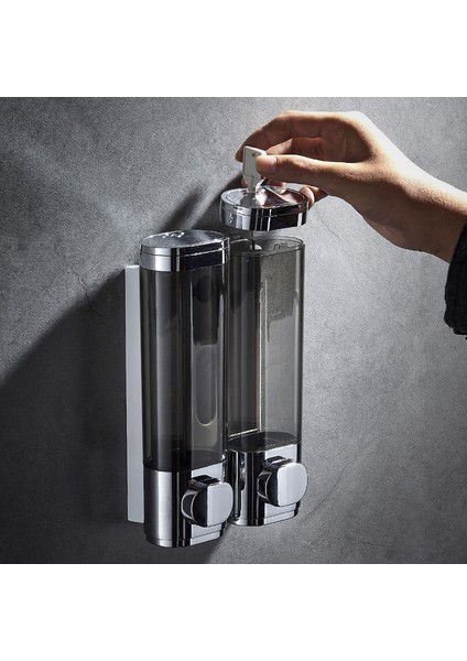 Menekşe Tarzı Banyo Sabunluk El Dezenfektanı Tutucu Duvara Monte Şampuan Duş Sıvı Dispenseri Banyo Depolama Şişeleri ve Kavanozları (Yurt Dışından) modelleri