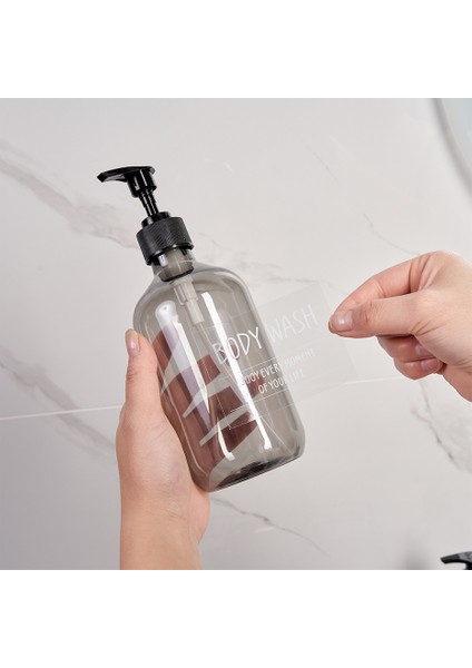4 Adet Tarzı 500 ml Banyo Şampuan Şişesi Sabunluk Duş Jeli Şişe Ev Taşınabilir Doldurulabilir Losyon Şişesi (Yurt Dışından) indirimleri
