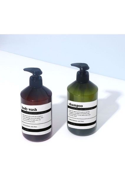 Yeşil Tarzı 500 ml Şampuan Duş Jeli Boş Pompa Şişeleri Otel Banyo Için Doldurulabilir Shanpoo Dağıtıcı Amber Şampuan Şişesi Konteyner 300 Mlml (Yurt Dışından) fırsatları