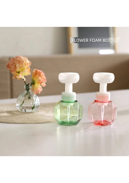 Sarı Tarzı 300 ml 300 ml Sıvı Sabunluk Çiçek Şekli Köpük Köpük Pompası Boş Şişe Plastik Şeffaf Şişe Duş Jeli Köpük Pompası Şişe (Yurt Dışından) modelleri