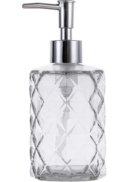 Net Stil 330ML Manuel Sabunluk Cam El Temizleyici Şişe Banyo Büyük Sıvı Depolama Boş Şişeler 330 ml Içerir (Yurt Dışından)