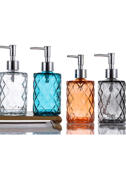 Net Stil 330ML Manuel Sabunluk Cam El Temizleyici Şişe Banyo Büyük Sıvı Depolama Boş Şişeler 330 ml Içerir (Yurt Dışından) modelleri