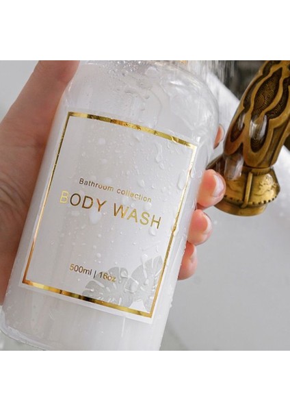 Tepsi Tarzı 500 ml ml Sabun ve Şampuan Şişeleri Banyo Dispenserleri Doldurulabilir Duş Jeli Kremi Losyon Kabı Seyahat Depolama Şişesi (Yurt Dışından) indirimleri