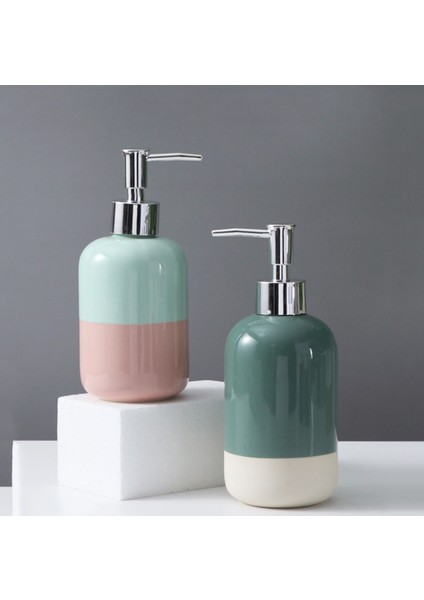 1 ADET-440ML Tarzı Seramik Emülsiyon Şişesi Banyo Sabunluk Taşınabilir Şampuanlık Ev Otel Banyo Ürünleri Boş Şişeye Basın (Yurt Dışından) fiyatları