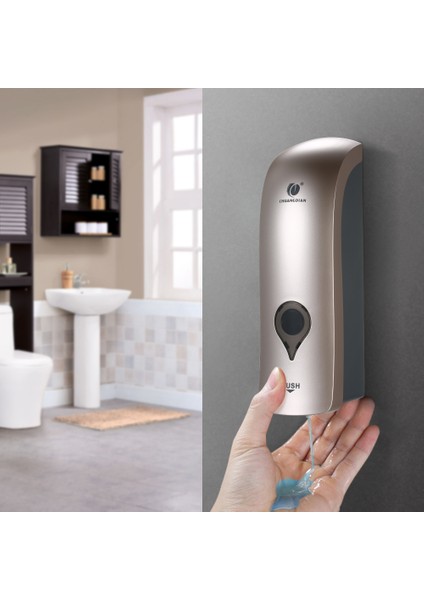 Beyaz Stil Duvar Sabunluk 300 ml Tek Kafa Manuel Duş Jeli Sıvı Şampuan Temizleyici Dispenser Tutucu Banyo Için (Yurt Dışından) modelleri