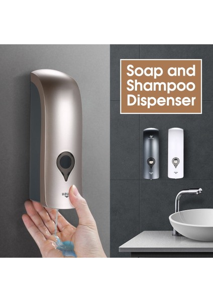 Beyaz Stil Duvar Sabunluk 300 ml Tek Kafa Manuel Duş Jeli Sıvı Şampuan Temizleyici Dispenser Tutucu Banyo Için (Yurt Dışından) indirimleri