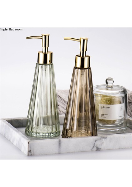 B Tarzı 300 ml Yaratıcı Şemsiye Şekli Cam Losyon Şişesi Banyo Şampuanı Sabunluk Pompası Sıvı Sabunluk Pompası Ev Dekor (Yurt Dışından) modelleri