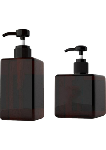 Kumral Stili 450ML ml Köpük Dağıtıcı Şişe Taşınabilir Sabunluklar Sıvı Sabun Şampuan Pompası Şişeleri Banyo Seyahat Aksesuarları (Yurt Dışından)