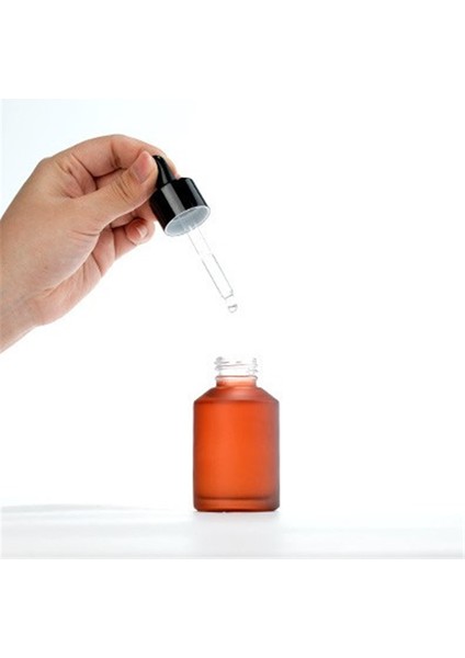 Damlalık Stili 100ML ml Boş Şişeler Doldurulabilir Parfüm Sprey Şişesi Losyon Cilt Bakım Kapları Şarap Kırmızı Cam Pompa Şişe Damlalıklı (Yurt Dışından)