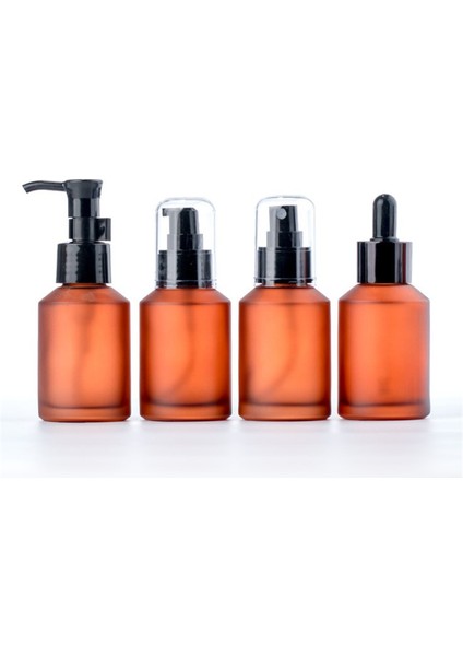 Damlalık Stili 100ML ml Boş Şişeler Doldurulabilir Parfüm Sprey Şişesi Losyon Cilt Bakım Kapları Şarap Kırmızı Cam Pompa Şişe Damlalıklı (Yurt Dışından) fiyatları