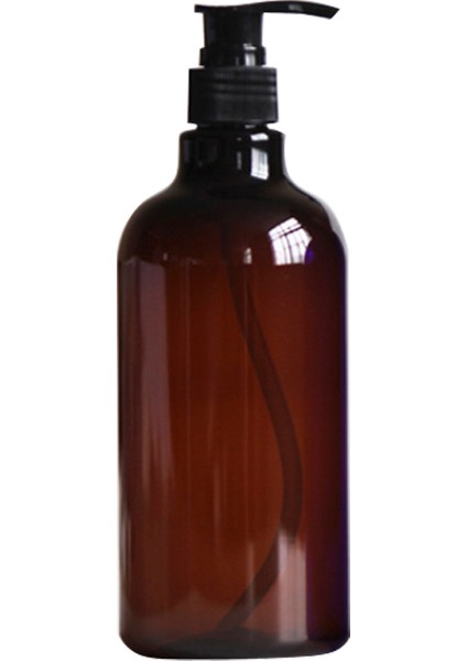 F Tarzı Banyo Duş Şampuanı Kremi Şişesi Için Kahverengi Sabun Şişesi Iskandinav El Basın Sıvı Kabı 500ML.9OZ (Yurt Dışından)