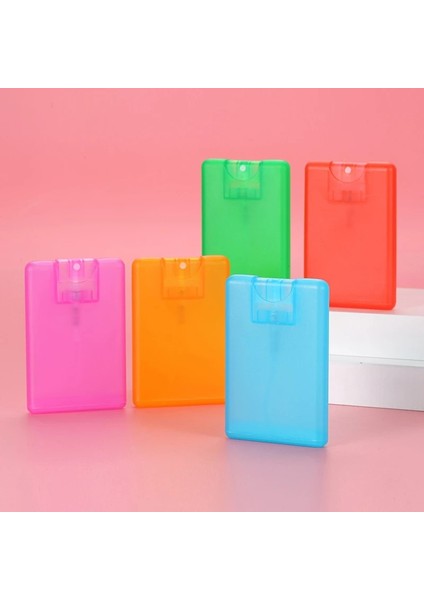 Siyah Stil Taşınabilir 20ML Seyahat Kartı Tipi Cep Sprey Şişesi Ince Sis Parfüm Alkol Dezenfektan Konteyner Şişesi (Yurt Dışından) modelleri