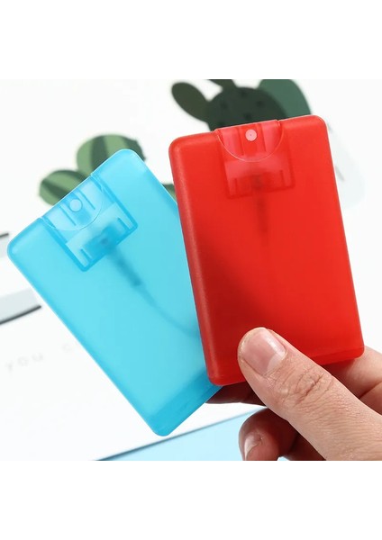 Siyah Stil Taşınabilir 20ML Seyahat Kartı Tipi Cep Sprey Şişesi Ince Sis Parfüm Alkol Dezenfektan Konteyner Şişesi (Yurt Dışından) indirimleri