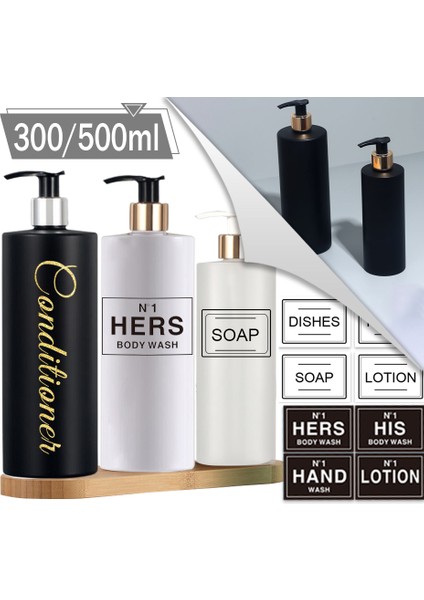 Erik Tarzı 300 ml ml Mat Sabunluk Doldurulabilir Şampuan Duş Vücut Yıkama Şişesi Losyon Dispenseri Depolama Basın Şişe Ev Dekorasyon (Yurt Dışından) fiyatları