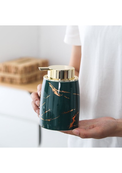 Beyaz Stil El Dezenfektanı Basın Şişesi High-End Duş Jeli Şişesi Otel Seramik Banyo Alt Şişeleme Dolum Taşınabilir Sıvı Sabun Şişesi (Yurt Dışından) fiyatları