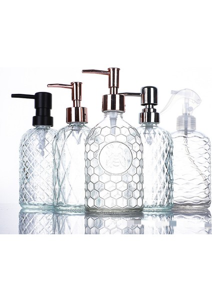 E Tarzı 450ML Losyon Şişesi Plastik Pres Pompası Losyon Dağıtım Pompası Seramik El Sabunu Dağıtıcı Şişe Çok Fonksiyonlu Banyo Aksesuarları (Yurt Dışından) fiyatları