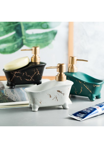 D Tarzı Mermer Losyon Şişesi Siyah ve Beyaz Dağıtıcı Yaratıcı Sabunluk Ev Makyaj Temizleyici Su Depolama Şişesi Banyo Aksesuarları (Yurt Dışından) fiyatları