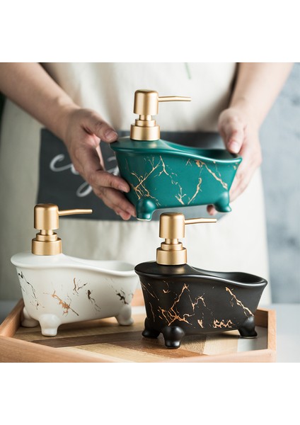 D Tarzı Mermer Losyon Şişesi Siyah ve Beyaz Dağıtıcı Yaratıcı Sabunluk Ev Makyaj Temizleyici Su Depolama Şişesi Banyo Aksesuarları (Yurt Dışından) fırsatları