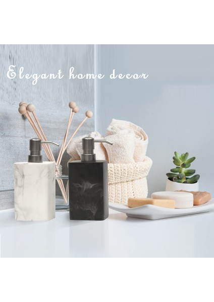 Gri Tarzı 430ML 430 ml Gri Mermer Losyon Şişesi Güzel Tasarlanmış Dayanıklı Zarif Sabunluk Ev Otel Losyon Tankı Basın Sabun Şişesi (Yurt Dışından) fırsatları