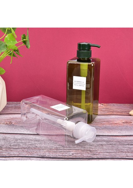 Wt Stili SICAK!650ML Plastik Boş Pompalı Dispenser Şişesi Şampuan Losyon Duş Jeli Şişesi (Yurt Dışından) indirimleri