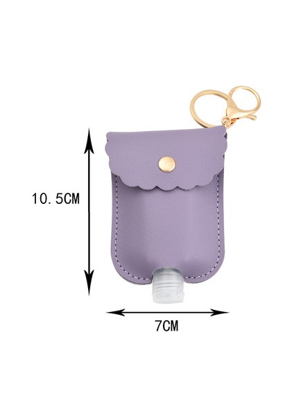 No.9 Stili 30ML 30 ml Mini Boş Taşınabilir El Temizleyici Şişe Anahtarlık Tutucu Yeniden Kullanılabilir Şişe El Yıkama Jeli Depolama Anahtarlık ile Şişe (Yurt Dışından)