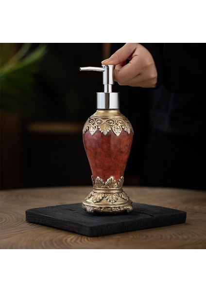 Mavi Stil Lüks Akik Renkli Losyon Şişesi 300 ml Sabunluk El Temizleyici Şişe Ev Retro Dekorasyon Dezenfektan Depolama Tankı (Yurt Dışından) fırsatları