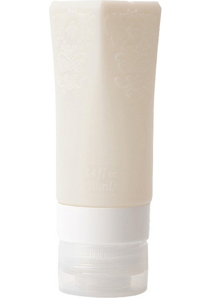 H Tarzı Çift Katmanlı Şişe Kapağı Tasarımı Silikon Şişe Seyahat Taşınabilir Sabun Şişesi Yüz Yıkama Dağıtıcı Şişe 70 ml (Yurt Dışından)