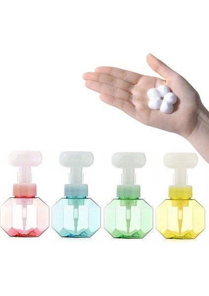 Bir Stil 300ML 300 ml Sıvı Sabunluk Çiçek Şekli Köpük Köpük Pompası Boş Şişe Plastik Şişe Seyahat Sabun Duş Jeli Dağıtıcı Şişe (Yurt Dışından) fiyatları