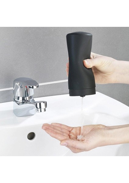 Siyah Stil Siyah Silikon Bölünmüş Şişe Sıkma Tipi Dağıtım Şişesi Şampuan Sabunluklar El Sabunu Şişesi Mutfak Banyo Araçları (Yurt Dışından) modelleri