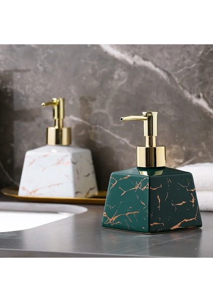Siyah Stil 250 ml 250 ml Seyahat Mermer Şerit Seramik Şişe Dağıtıcı Sabun Losyon Duş Jeli Boş Şişe Banyo Sıvı Sabun Için Dağıtıcı (Yurt Dışından) fiyatları
